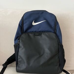 Nike Black and Blue Backpack